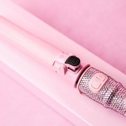 Pink curling iron 