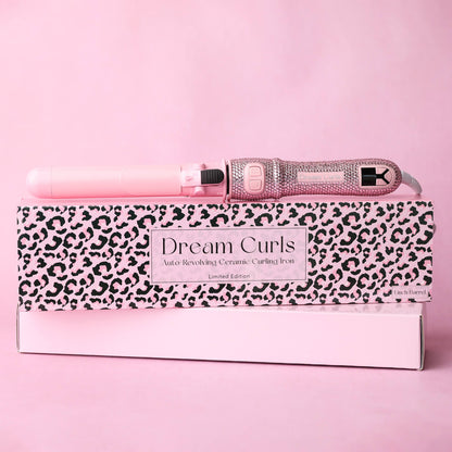 Pink curling iron 