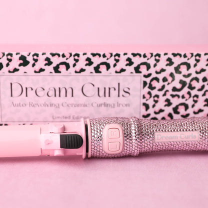 Pink curling iron 