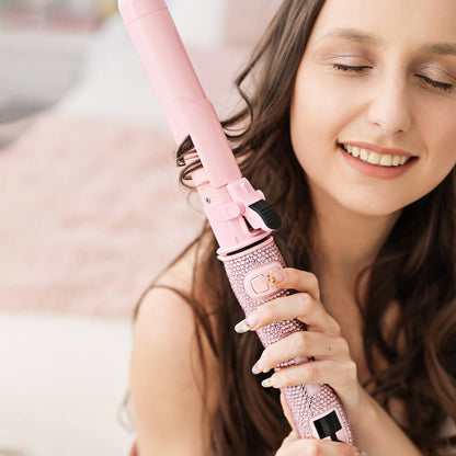 Pink curling iron 